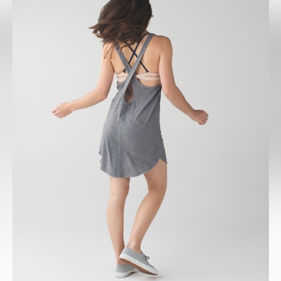 Lululemon Water: Salty Swim Dress Heathered Slate - Picture 2 of 13